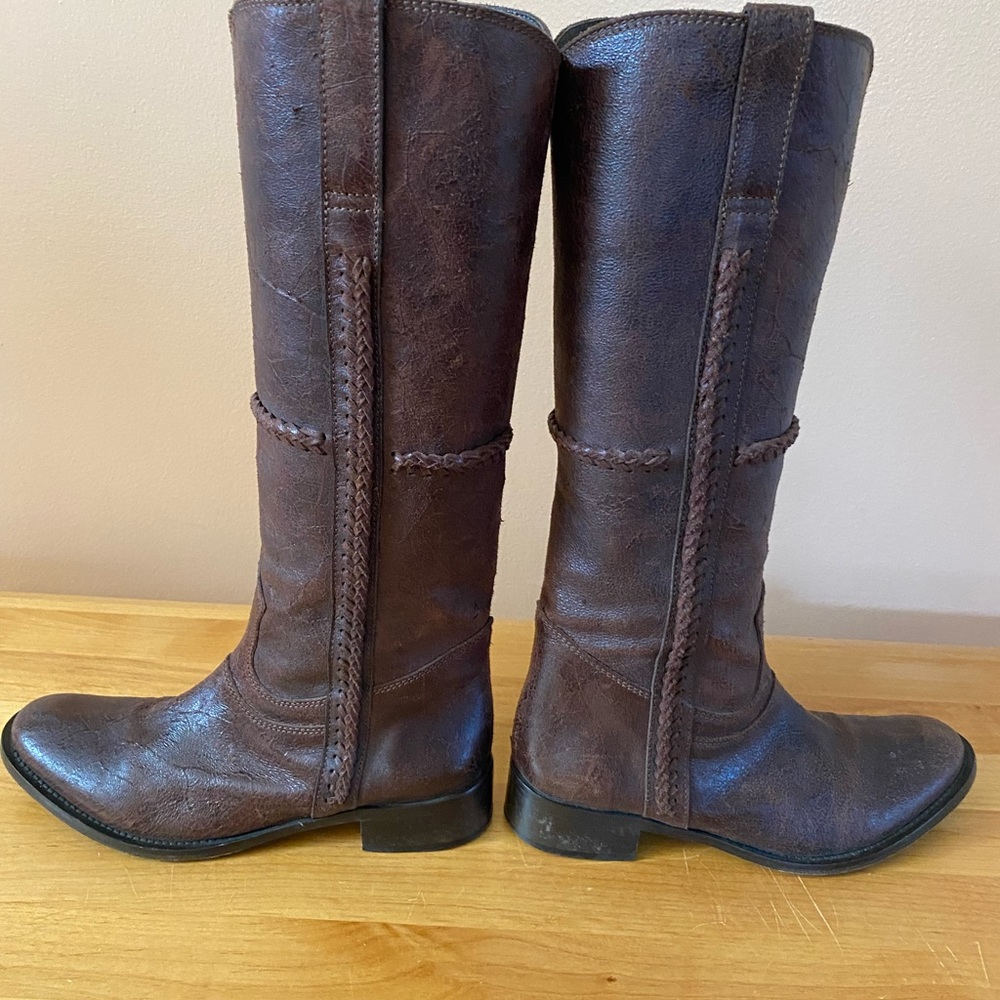 Faconnable Dakota Lea woman’s boots size 36 (6) Slim calf fit - Picture 7 of 8